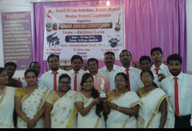 MTCA - 1st prize at Methodist Marathi Church Ulhasnagar